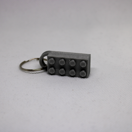 3D Printed Building Block Keychain