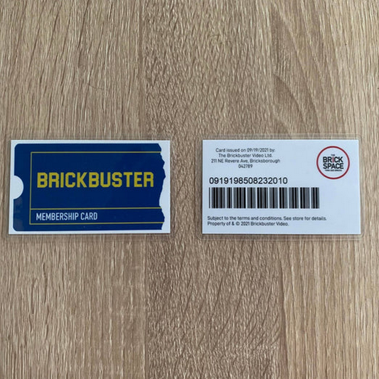 Brickbuster Membership Card